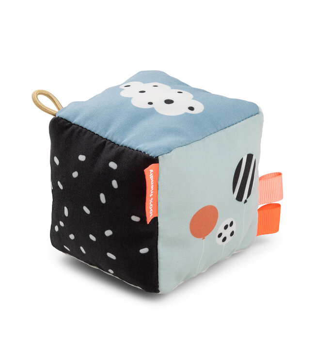 Done by Deer Done by Deer - Contrast baby cube Happy clouds Colour mix