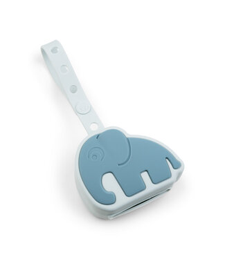 Done by Deer Done by Deer - Silicone pacifier pouch Elphee Blue
