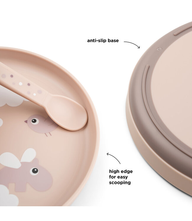 Done by Deer Done by Deer - Foodie plate Happy clouds Powder