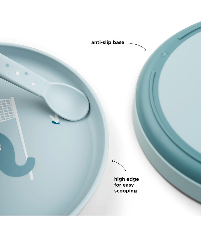 Done by Deer Done by Deer - Foodie plate Elphee Blue