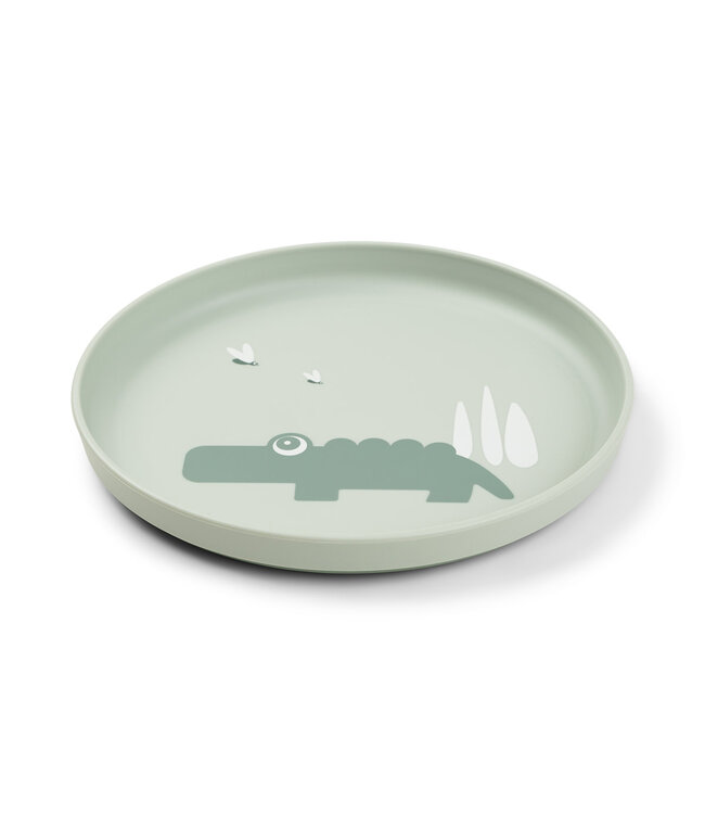 Done by Deer Done by Deer - Foodie plate Croco Green