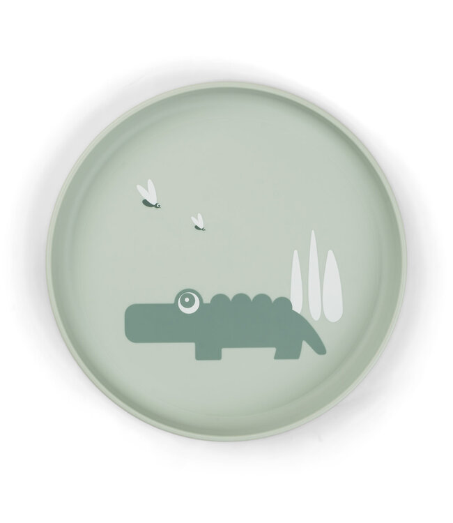 Done by Deer Done by Deer - Foodie plate Croco Green