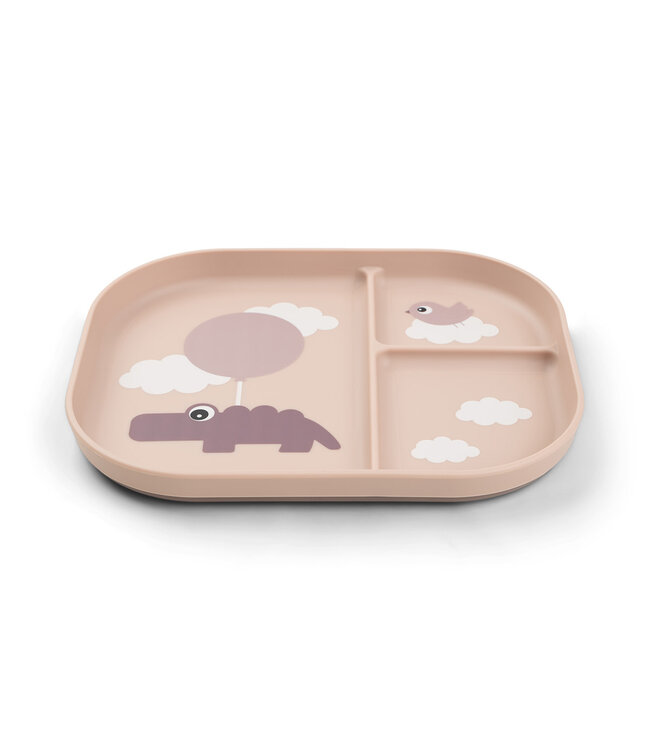 Done by Deer Done by Deer - Foodie compartment plate Happy clouds Powder