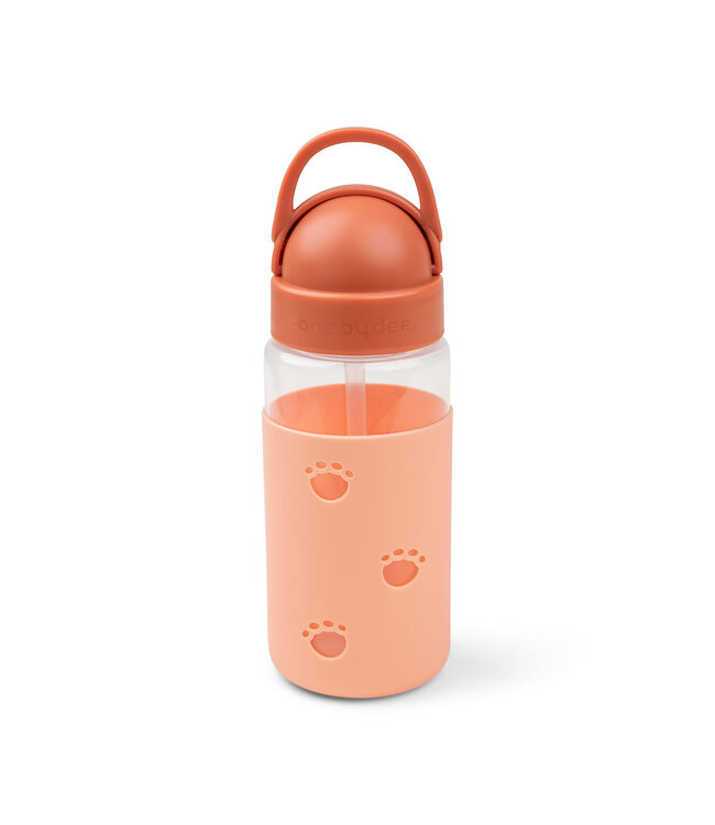 Done by Deer Done by Deer - Easy-grip straw bottle Elphee Papaya