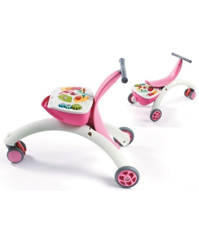 Tiny Love Tiny Love - 5-in-1 Walk Behind & Ride On Pink