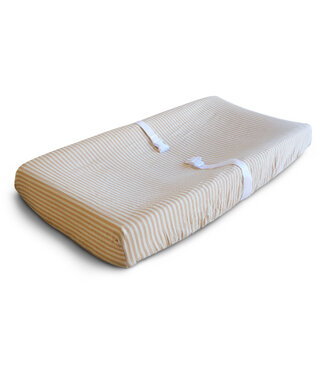 Mushie Mushie - Changing Pad Cover - Natural Stripes