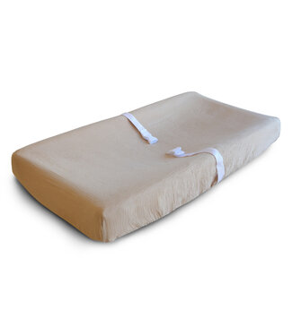 Mushie Mushie - Changing Pad Cover - Pale Taupe