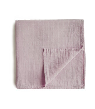 Mushie Mushie - Swaddle - Soft Mauve  - 120Cm X 120Cm