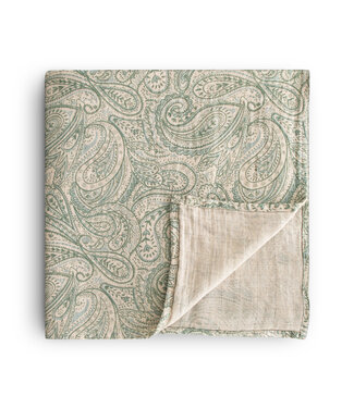 Mushie Mushie - Swaddle - Green Paisley