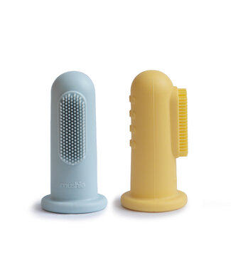 Mushie Mushie - Toothbrush - Powder Blue+Pale Daffodil