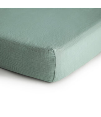 Mushie Mushie - Crib Sheet - Medium - Roman Green