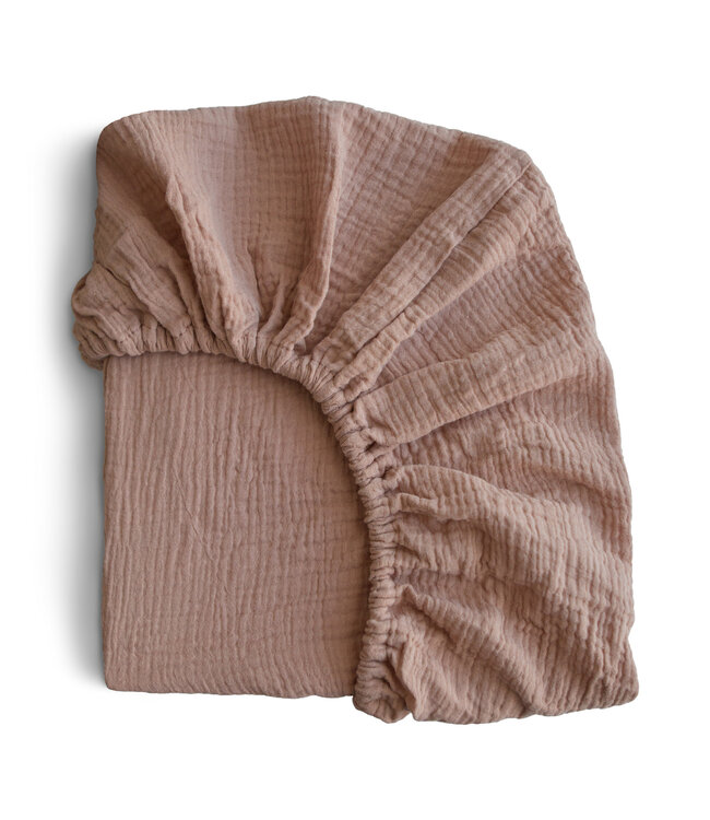 Mushie Mushie - Crib Sheet - Medium - Natural