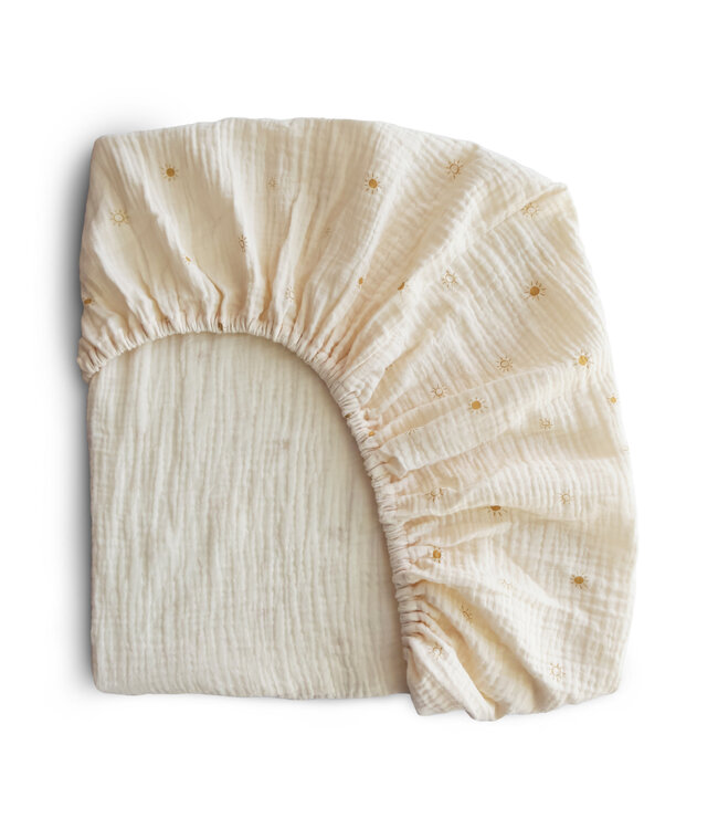 Mushie Mushie - Crib Sheet - Small - Sun