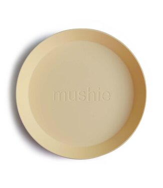 Mushie Mushie - Plates Round - Daffodil (2 Pcs)