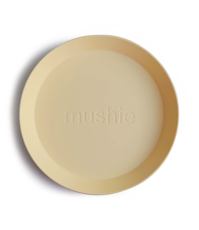 Mushie Mushie - Plates Round - Daffodil (2 Pcs)