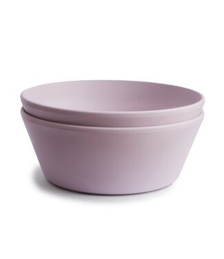 Mushie Mushie - Bowls Round - Soft Lilac (2 Pcs)