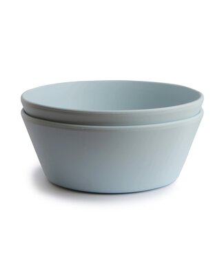 Mushie Mushie - Bowls Round - Powder Blue (2 Pcs)