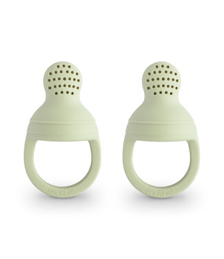 Mushie Mushie - Fresh Food Feeder Silicone 2-Pack - Sage
