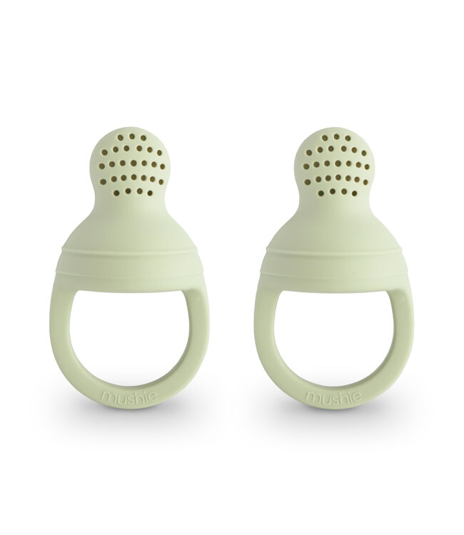 Mushie Mushie - Fresh Food Feeder Silicone 2-Pack - Sage