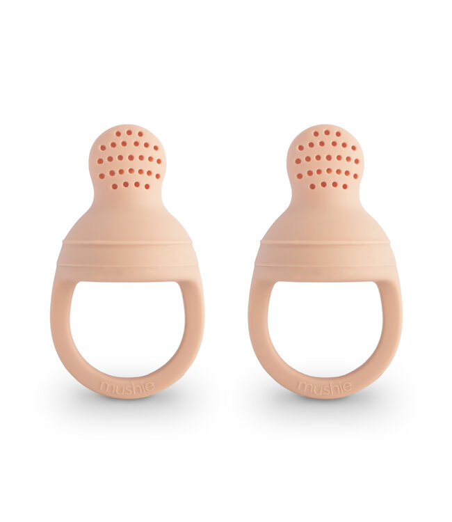 Mushie Mushie - Fresh Food Feeder Silicone 2-Pack - Blush