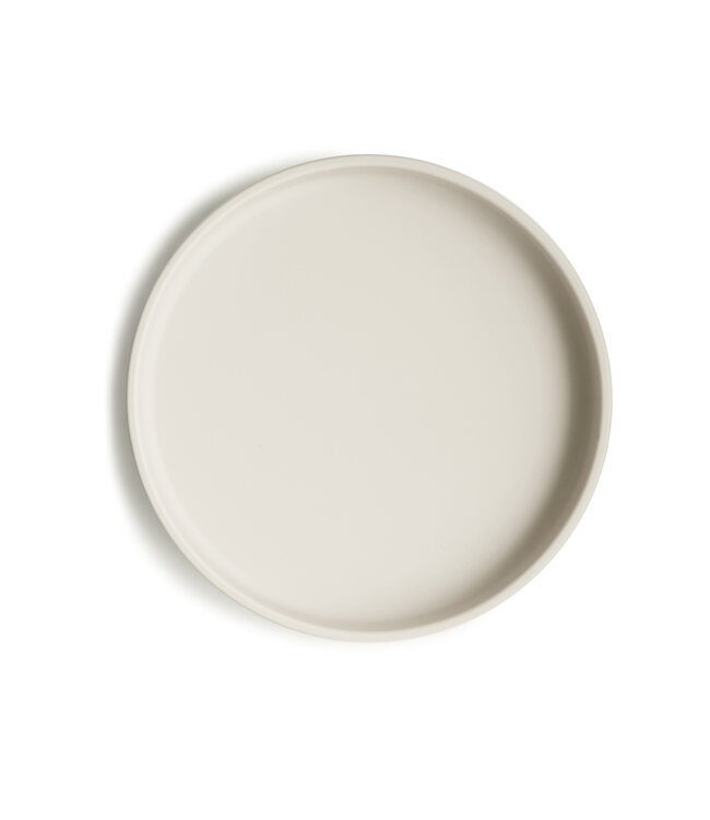 Mushie Mushie - Classic Silicone Plate - Ivory