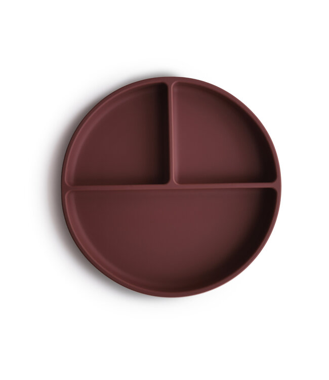 Mushie Mushie - Silicone Plate - Woodchuck