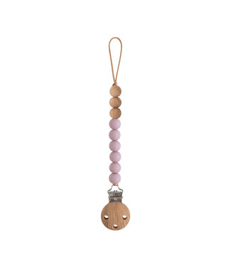 Mushie Mushie - Pacifier Clip Eva - Cloudy Mauve