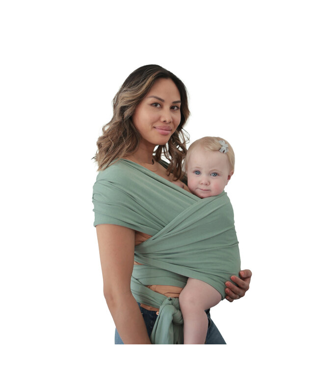 Mushie Mushie - Carrier Wrap - Cambridge Blue