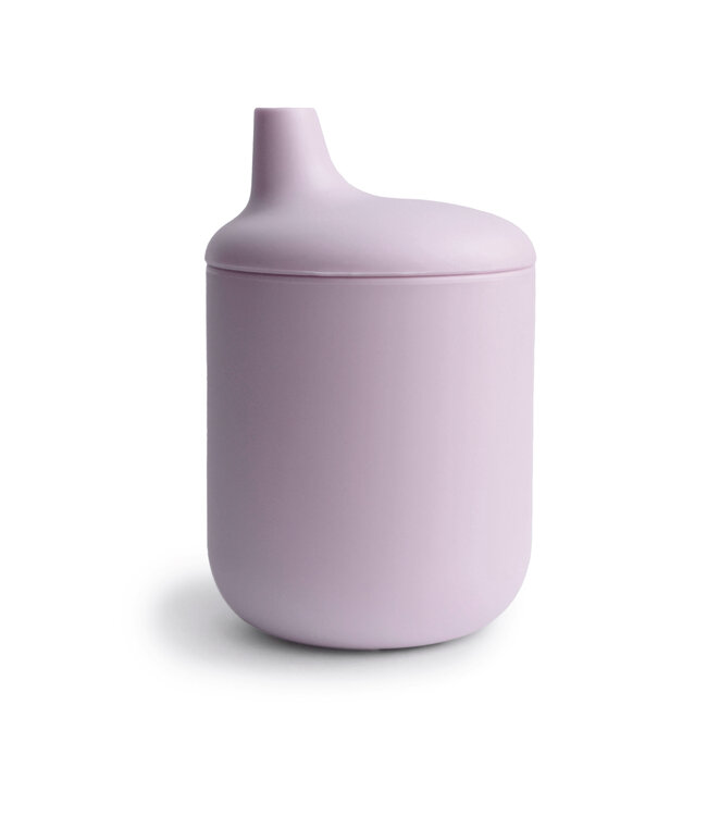 Mushie Mushie - Training Cup + Straw - Soft Lilac