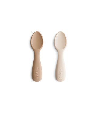 Mushie Mushie - Starter Baby Spoon - Natural/Shifting Sand