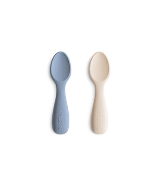 Mushie Mushie - Starter Baby Spoon - Tradewinds/Shifting Sand