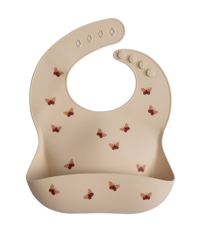 Mushie Mushie - Silicone Bib - Butterflies