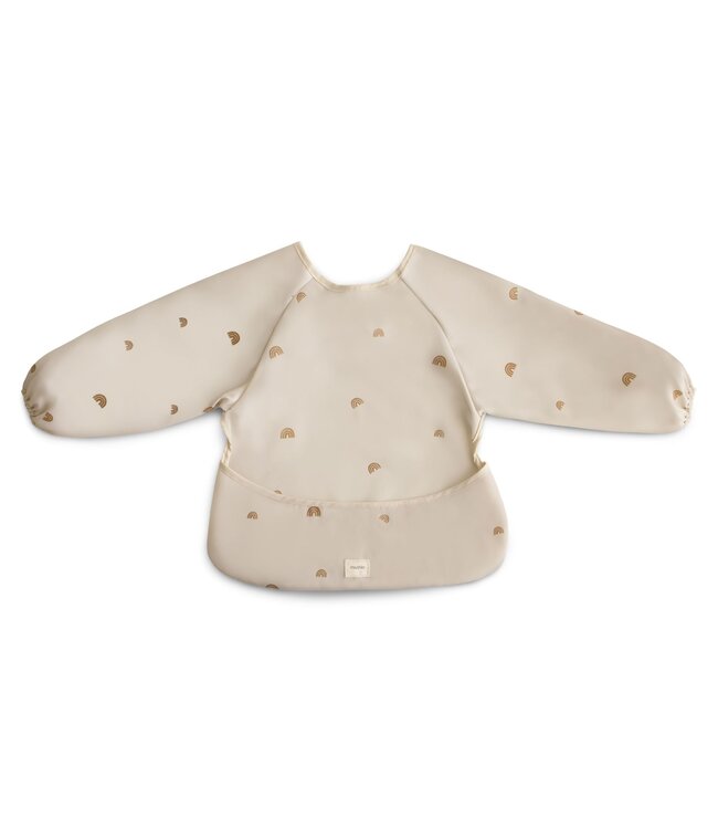 Mushie Mushie - Long Sleeve Bib - Rainbows