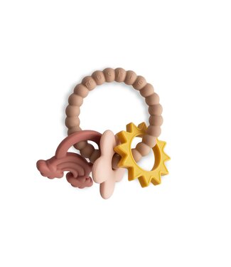 Mushie Mushie - Teething Ring -  Nature  -  (01-2024)