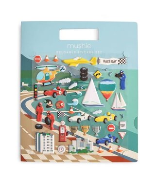 Mushie Mushie - Sticker Book - Race Cars