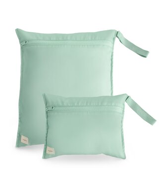 Mushie Mushie - Water Resistant Wet Bags - Roman Green