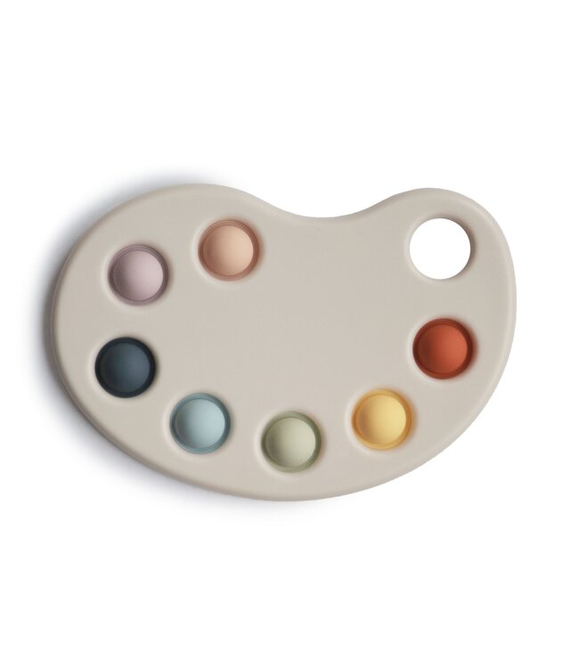 Mushie Mushie - Press-Toy Paint Palette - Multi