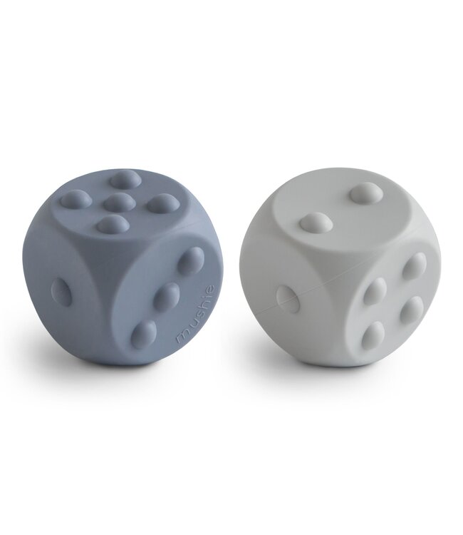 Mushie Mushie - Dice Press Toy (2) - Tradewinds/Stone