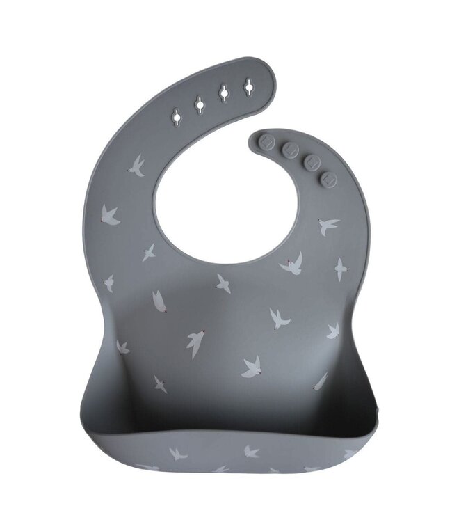 Mushie Mushie - Silicone Bibs - Seagulls