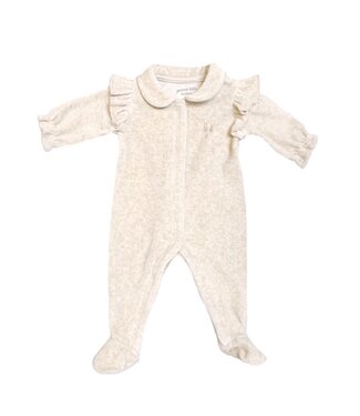 Poetree Kids Poetree Kids - Babypakje velours Sand met ruffles