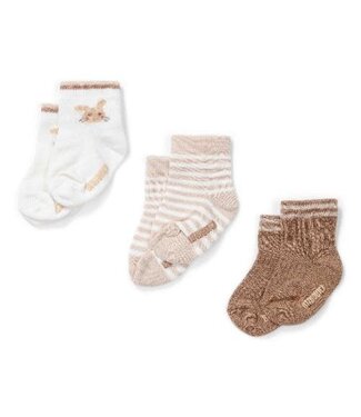 Little Dutch Little Dutch - 3-pack Babysokjes Baby Bunny - maat 1