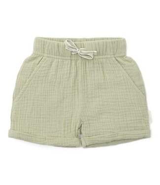 Little Dutch Little Dutch - Korte broek mousseline Grass Green