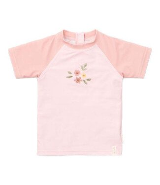 Little Dutch Little Dutch - Zwem T-shirt korte mouw Flower Pink