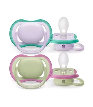 Philips-Avent Philips-Avent - Fopspeen +0M Ultra Air Pistache Lila