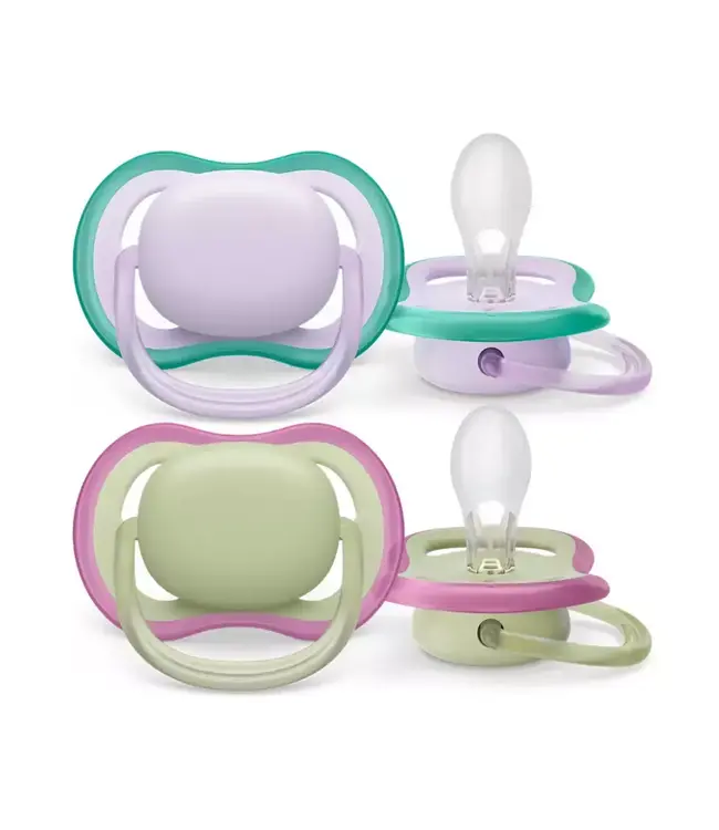 Philips-Avent Philips-Avent - Fopspeen +0M Ultra Air Pistache Lila