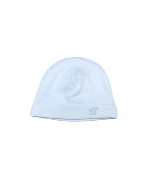 Poetree Kids Poetree Kids - Interlock Light Blue Hat - New Born