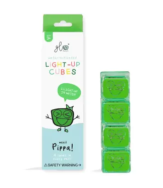 Glo Pals Glo Pals - Light Up Cubes (4pcs) Pippa - Groen