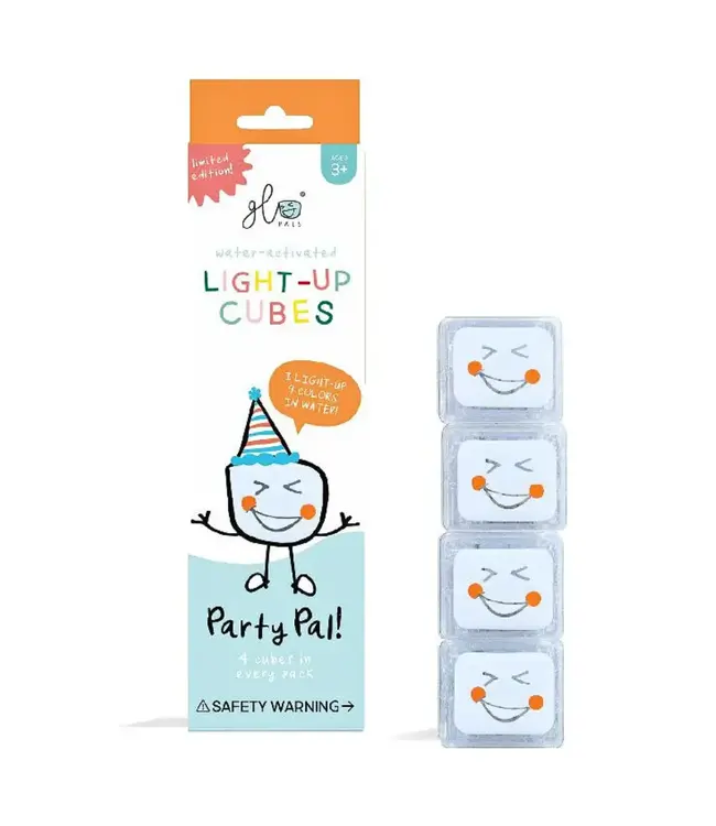 Glo Pals Glo Pals - Light Up Cubes (4pcs) Party - Wit
