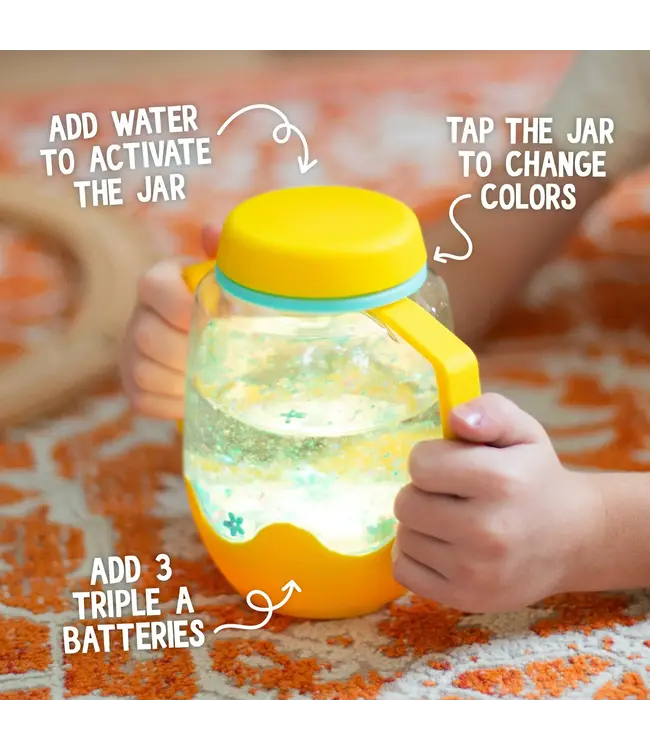 Glo Pals Glo Pals - Sensory Play Cup - Geel