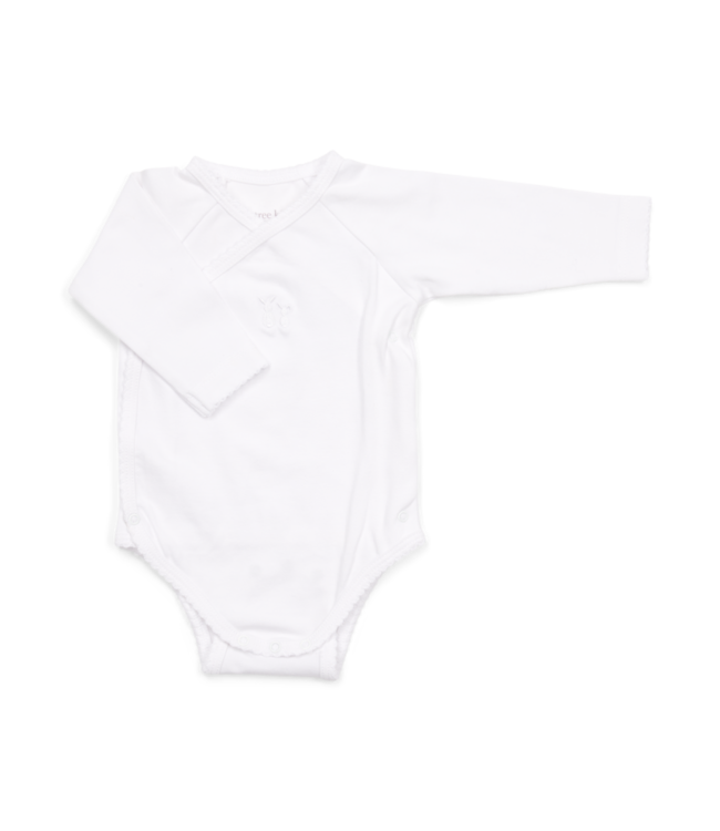 Poetree Kids Poetree Kids - Jules Body Lange Mouw Met Overslag Wit